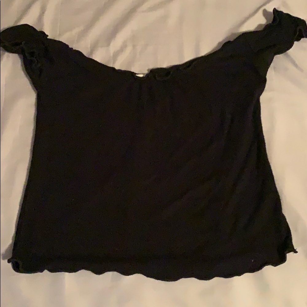 Brandy Melville black crop top